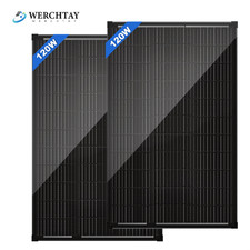 Solarmodul 240W 120W*2 12V Monokristallin Photovoltaik Solarpanel PV-Anlage 