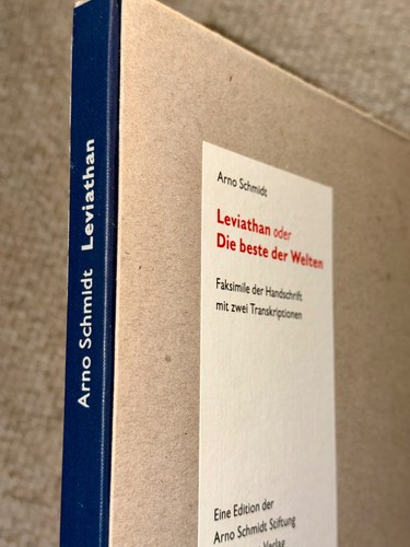 Arno schmidt leviathan oder - schmidt,