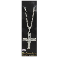 SILBERNE KREUZ HALSKETTE /