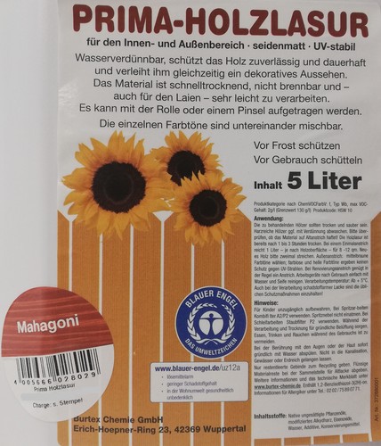 Holzschutzlasur lasur - 5l,