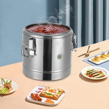 10L Warmhaltebehlter Speisen Thermoport Thermobehlter Edelstahl Thermobox