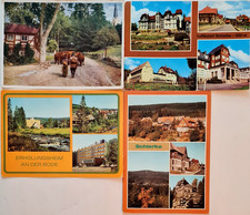 4 x SCHIERKE Harz color DDR
