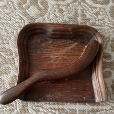 Antiker Holztisch Brotkrume