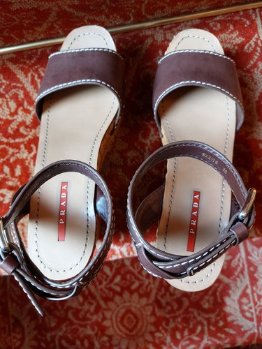 Prada wedge sandalen - wedge, damen