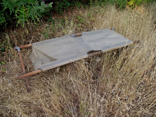 Original alte bahre feldbett - alte,