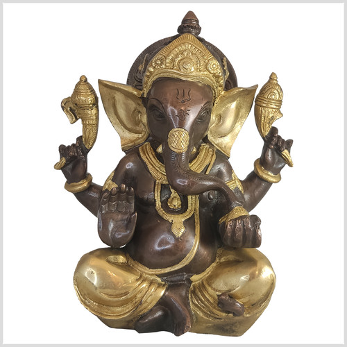 Ganesha 21cm 3kg messing - 21cm,
