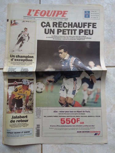 Journal equipe februar - journal, l'equipe