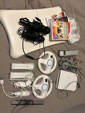 Nintendo Wii Konsole weiß & viel Zubehör (Mikrofone, Sing Star, Lenkräder, Board