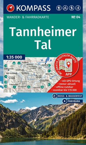 Kompass wanderkarte 04 - , /