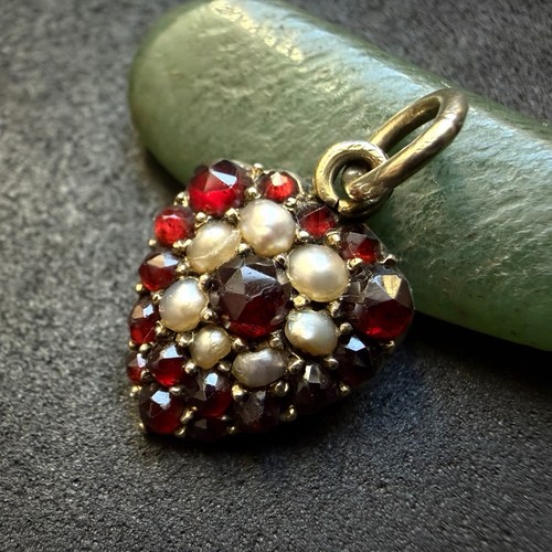Antiker herz anhänger 14k - antiker,