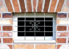 Fenstergitter Milo Sicherheitsgitter Gitter Fenster feuerverzinkt 1200 x 690 mm