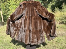 Zobelmantel Zobel Pelzmantel Pelz Sable coat fur Pelliccia di zibellino NP 66K