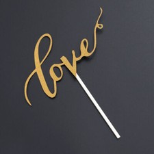 1 x Topper Hochzeit Love Liebe