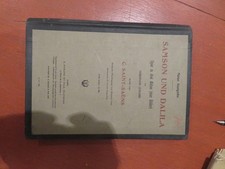 Noten Samson und Dhalia Oper von Lemaire 1907