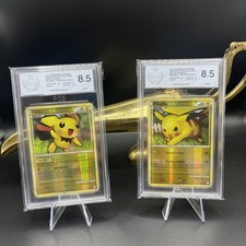2010 Pokemon Heart Gold Soulsiver 28/132 Pichu R.Holo PGS 8,5 78/132 Pikachu R.H