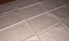 Alte Damast Tischdecke