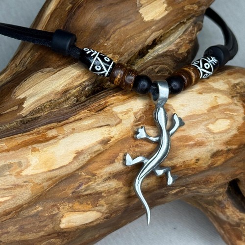 Surferkette gecko kette leder - surferkette,
