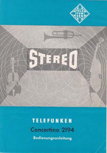 Telefunken concertino 2194 - telefunken,