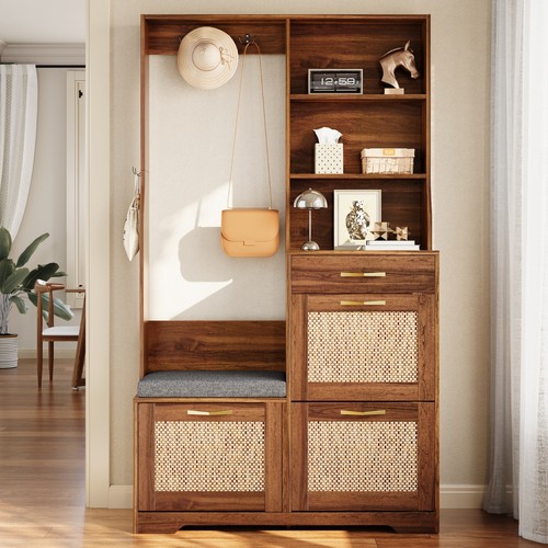 Garderoben set mit sitzbank - garderoben-set,