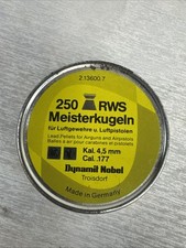 RWS Meisterkugeln 250 Stück 4,5mm Luftgewehr Diabolos .177 Made in German