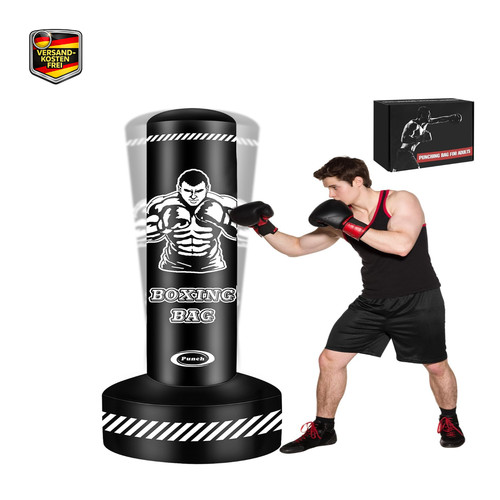 Aufblasbarer boxsack 180cm - aufblasbarer,