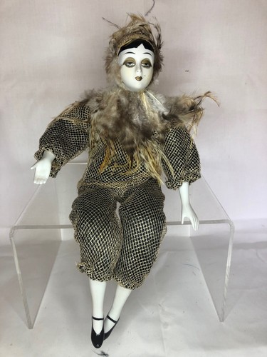 Harlequin pierrot porzellan - pierrot,