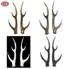 2er Set Hirschgeweih Tischdeko