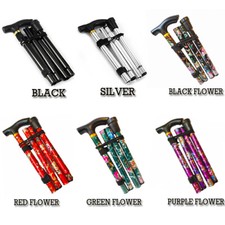 Gehstock einfach zu falten verstellbarer Stock leichte Mobilität zusammenklappbare Stöcke