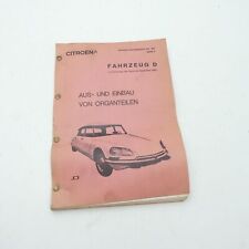 original Werkstatthandbuch Citroen D DS 19 DS 21 Reparaturanleitung Handbuch