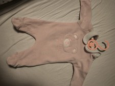 Baby Strampler Mädchen Teddy