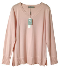 NEU m. Etikett! Pullover IN CASHMERE 100% Kaschmir Zartrosa Gr. 38/40 - s. Maße!