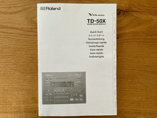 Roland V-Drums TD-50X Drum Sound Module Kurzanleitung Bedienungsanleitung