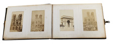 Viktorianisches Carte de Visite Fotoalbum mit 52 Fotos, 1860er - 1880er Jahre