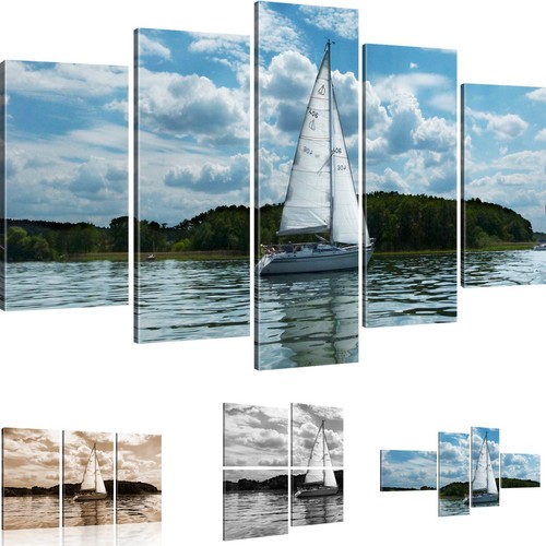 Wandbilder kleines segelschiff - wandbilder,