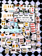 Viele Namen Team Schriftzüge Decals Aufkleber Sticker Abziehbilder 1:20, 1:24