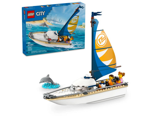 Lego city 60438 - city, segelboot