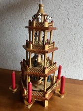 Tolle alte/antike Erzgebirge Weihnachtspyramide - Pyramide - 4 Stöckig