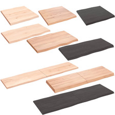 Tischplatte Massivholz Behandelt Baumkante Holzplatte Ersatz Massivholzplatte