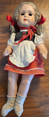 Trachten puppe blond - , puppe,