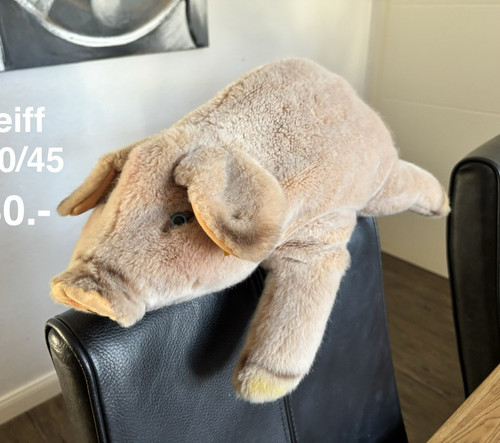 Steiff schwein liegend - steiff,
