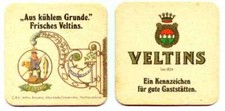sehr schöner alter Bierdeckel Veltins Pilsener Wirtshausschild  2    H