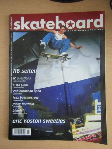 Monster skateboard magazine - skateboard,