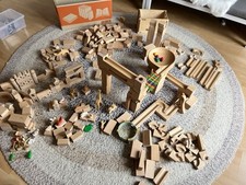 XXL Kugelbahn mit Murmeln und viel Zubehör Marken und handgefertigte Teil