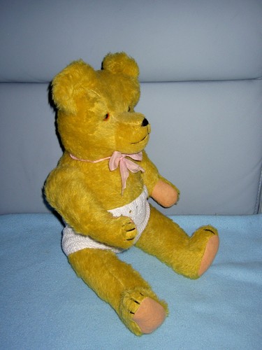 Alter teddybär mit - teddybär, kräftiger