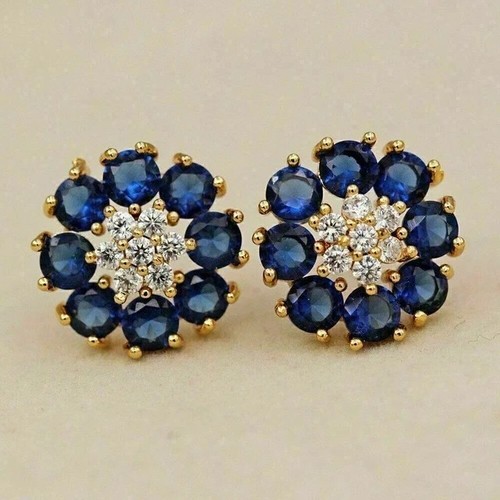 Runder schliff blauer - 2,12,