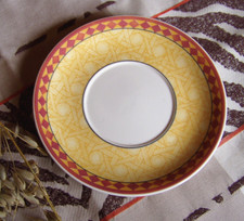 V&B SWITCH PLANTATION   Untertasse  Ø 15 cm  sehr gut  VILLEROY&BOCH mehr