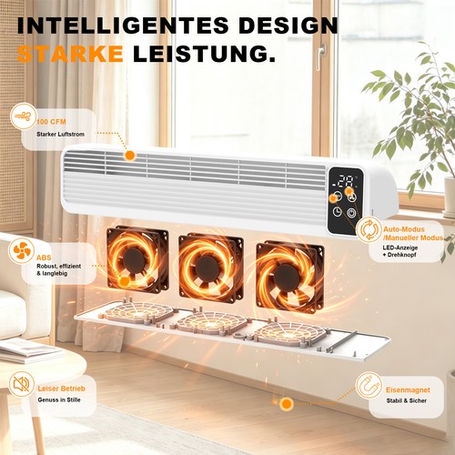 Heizkörperventilator - 1x,