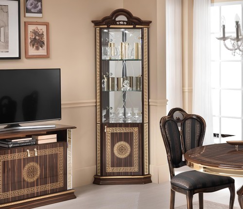 Eckvitrine schrank eckschrank - eckvitrine,