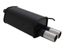 Novus Endschalldämpfer 2 x 76 mm Stahl für Mercedes C Klasse - W203 / 203K