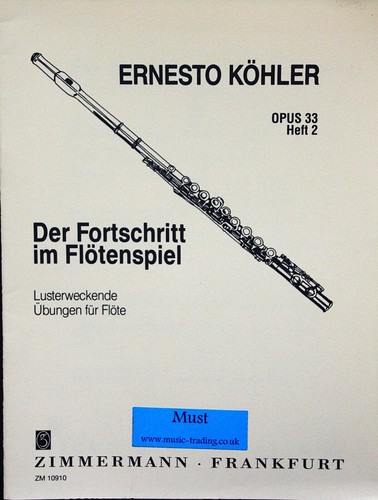 Ernesto kohler flötenstudien - kohler,